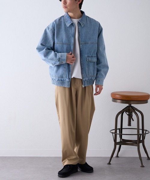 CIAOPANIC TYPY（チャオパニックティピー）の「ポンチテーパードスラックスパンツ（スラックス・メンズ・ネイビー/グレー/ブラック/ベージュ・SMALL/LARGE/MEDIUM）」の13枚目の写真