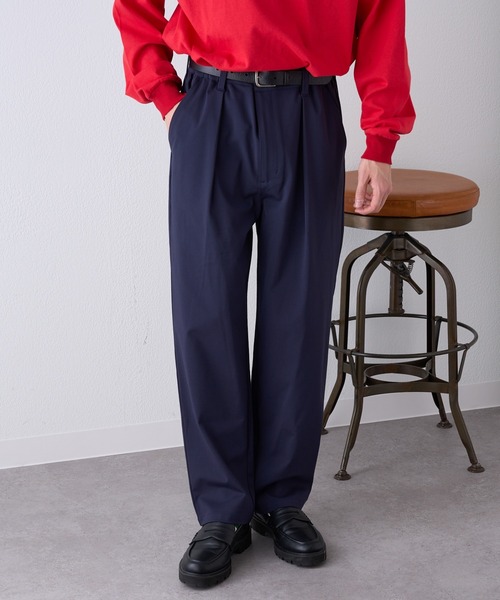 CIAOPANIC TYPY（チャオパニックティピー）の「ポンチテーパードスラックスパンツ（スラックス・メンズ・ネイビー/グレー/ブラック/ベージュ・SMALL/LARGE/MEDIUM）」の17枚目の写真