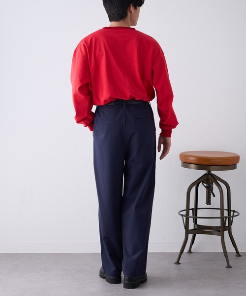 CIAOPANIC TYPY（チャオパニックティピー）の「ポンチテーパードスラックスパンツ（スラックス・メンズ・ネイビー/グレー/ブラック/ベージュ・SMALL/LARGE/MEDIUM）」の22枚目の写真