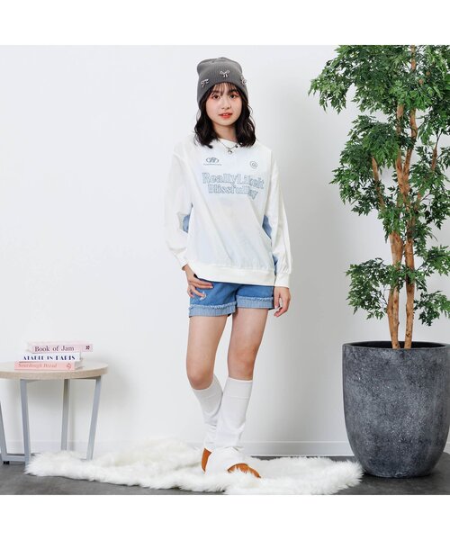 セール】シャカシャカBIGロンT（Tシャツ/カットソー）｜algy（アルジー