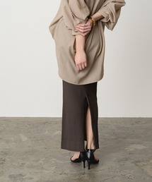 STERNBERG | シルクレーヨンニットリブスカート(スカート)