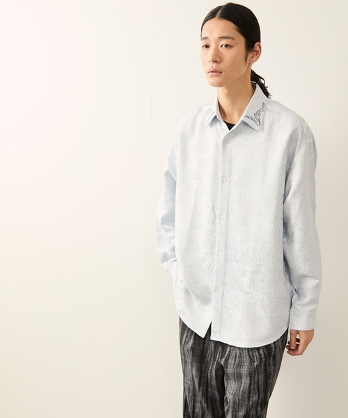 JUNRED(ジュンレッド)の「ペイズリージャガードシャツ(シャツ/ブラウス・メンズ・ブラック/ホワイト系その他/ブルー系その他6・S/M/L)」の14枚目の写真