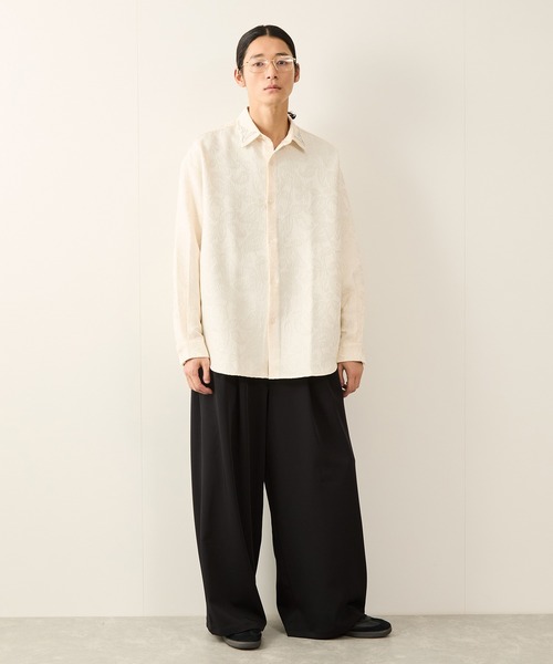 JUNRED(ジュンレッド)の「ペイズリージャガードシャツ(シャツ/ブラウス・メンズ・ブラック/ホワイト系その他/ブルー系その他6・S/M/L)」の22枚目の写真