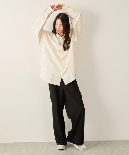 JUNRED(ジュンレッド)の「ペイズリージャガードシャツ(シャツ/ブラウス・メンズ・ブラック/ホワイト系その他/ブルー系その他6・S/M/L)」の18枚目の写真