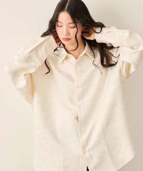 JUNRED(ジュンレッド)の「ペイズリージャガードシャツ(シャツ/ブラウス・メンズ・ブラック/ホワイト系その他/ブルー系その他6・S/M/L)」の21枚目の写真