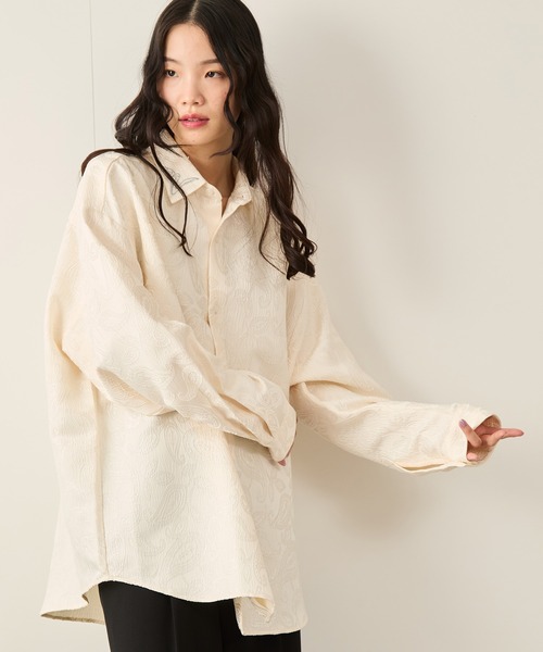 JUNRED(ジュンレッド)の「ペイズリージャガードシャツ(シャツ/ブラウス・メンズ・ブラック/ホワイト系その他/ブルー系その他6・S/M/L)」の19枚目の写真