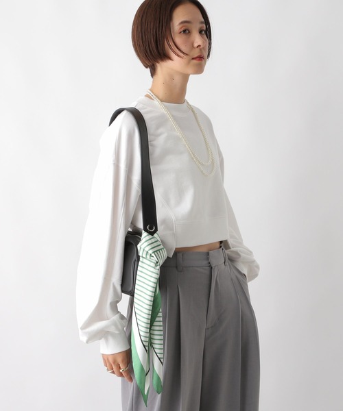 LEPSIM（レプシィム）の「スクエアスカーフ　303226（バンダナ/スカーフ・レディース・グリーン/ブラック/ライトピンク/ブラウン系その他/ブラック系その他/イエロー系その他/レッド系その他・ONE SIZE）」の11枚目の写真