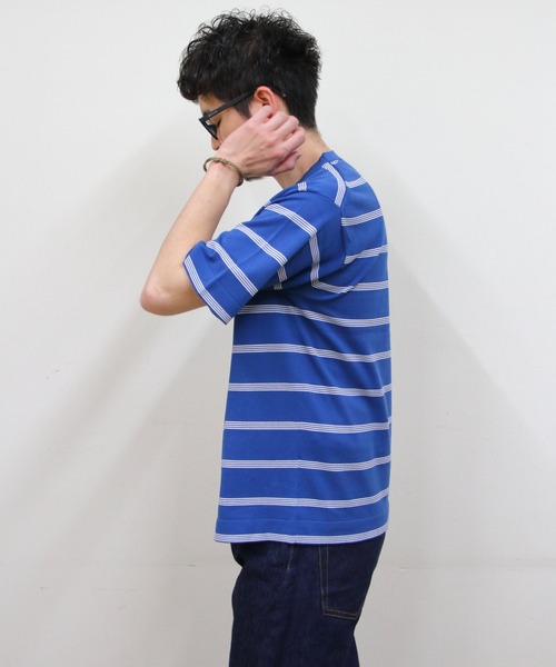 RYE TENDER/ライテンダー　センターティー　CENTRE TEE　STRIPE
