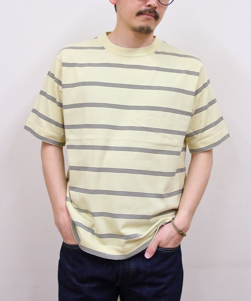 RYE TENDER（ライテンダー） CENTRE TEE - Striped RYE TENDER/ライテンダー センターティー CENTRE TEE STRIPE（T