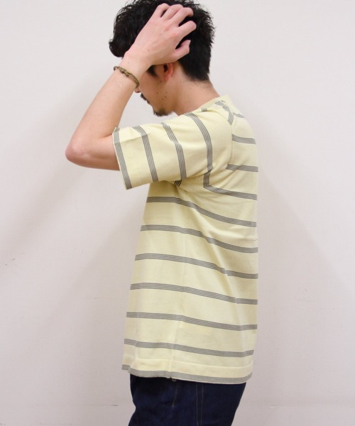 RYE TENDER（ライテンダー） CENTRE TEE - Striped RYE TENDER/ライテンダー センターティー CENTRE TEE STRIPE（T