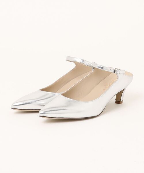CORSO ROMA，9（コルソローマ）の「【CORSO ROMA,9/コルソローマ9】アンクルストラップパンプス（パンプス・レディース・シルバー/ブラック・37/39/36/38）」の14枚目の写真
