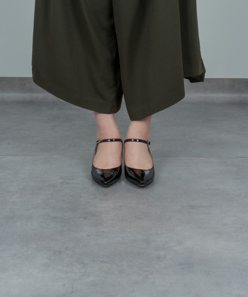 CORSO ROMA，9（コルソローマ）の「【CORSO ROMA,9/コルソローマ9】アンクルストラップパンプス（パンプス・レディース・シルバー/ブラック・37/39/36/38）」の20枚目の写真