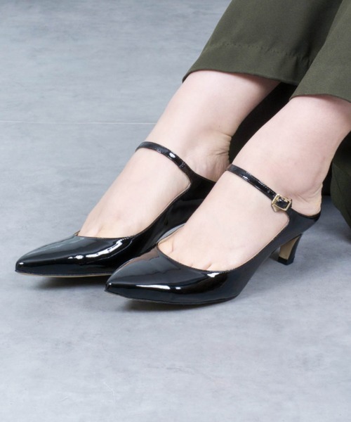 CORSO ROMA，9（コルソローマ）の「【CORSO ROMA,9/コルソローマ9】アンクルストラップパンプス（パンプス・レディース・シルバー/ブラック・37/39/36/38）」の8枚目の写真