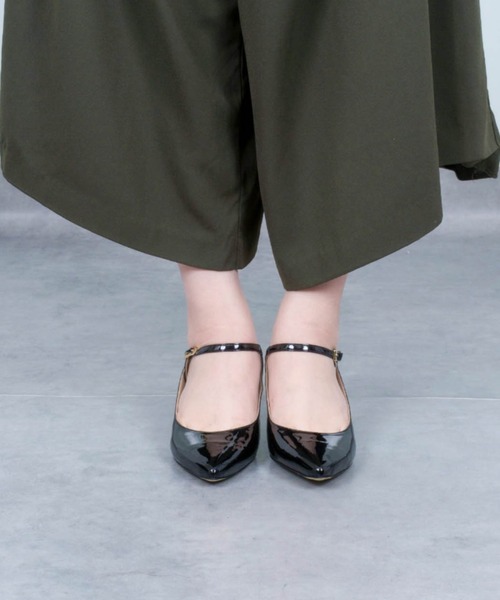 CORSO ROMA，9（コルソローマ）の「【CORSO ROMA,9/コルソローマ9】アンクルストラップパンプス（パンプス・レディース・シルバー/ブラック・37/39/36/38）」の10枚目の写真