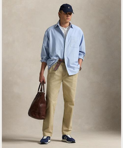 POLO RALPH LAUREN（ポロ ラルフ ローレン）の「オーガニック コットン ビッグ シャツ（シャツ/ブラウス・メンズ・ブルー・XXL/XS/XL/S/M/L）」の7枚目の写真