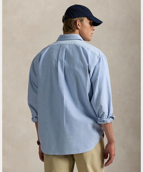 POLO RALPH LAUREN（ポロ ラルフ ローレン）の「オーガニック コットン ビッグ シャツ（シャツ/ブラウス・メンズ・ブルー・XXL/XS/XL/S/M/L）」の8枚目の写真