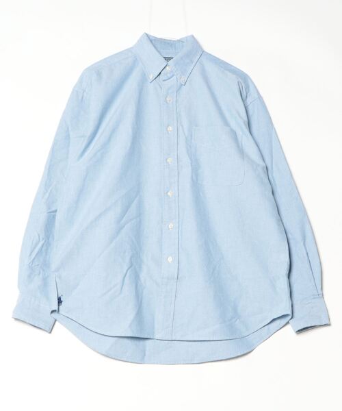 POLO RALPH LAUREN（ポロ ラルフ ローレン）の「オーガニック コットン ビッグ シャツ（シャツ/ブラウス・メンズ・ブルー・XXL/XS/XL/S/M/L）」の4枚目の写真