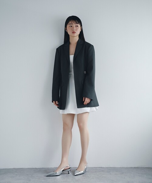 ◇CODE A｜belted chic jacket