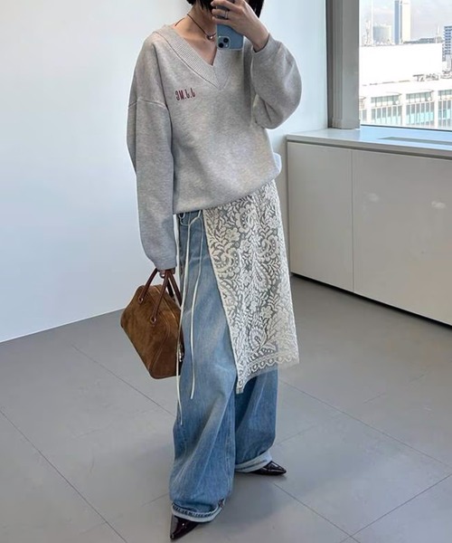 セール】【J.J. Mercer】ロゴスウェットニット（ニット/セーター）｜jj