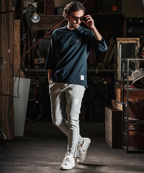 wjk reluxe（ダブルジェーケーリラックス）の「mp13269-cardboard knit skinny pants スキニーパンツ（その他パンツ・メンズ・ブラック/チャコール/トップグレー・L/S/M）」の8枚目の写真
