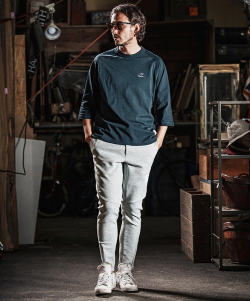 wjk reluxe（ダブルジェーケーリラックス）の「mp13269-cardboard knit skinny pants スキニーパンツ（その他パンツ・メンズ・ブラック/チャコール/トップグレー・L/S/M）」の9枚目の写真