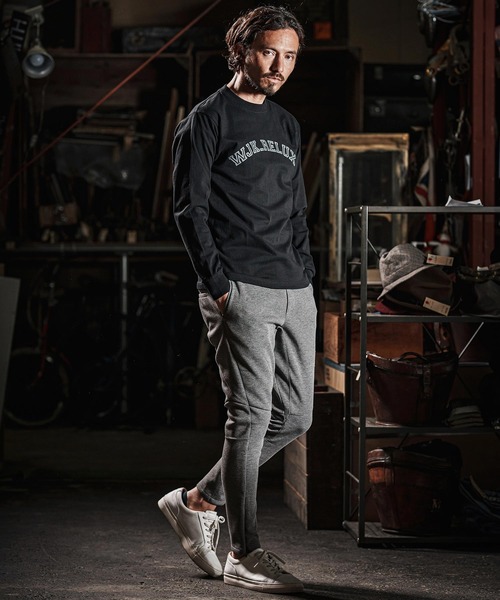 wjk reluxe（ダブルジェーケーリラックス）の「mp13269-cardboard knit skinny pants スキニーパンツ（その他パンツ・メンズ・ブラック/チャコール/トップグレー・L/S/M）」の14枚目の写真