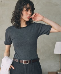 【Robert P. Miller / ロバート・ピー・ミラー】リブ コットン クルーネック Tシャツ
