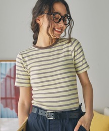 【Robert P. Miller / ロバート・ピー・ミラー】リブ コットン クルーネック Tシャツ
