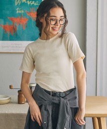 【Robert P. Miller / ロバート・ピー・ミラー】リブ コットン クルーネック Tシャツ