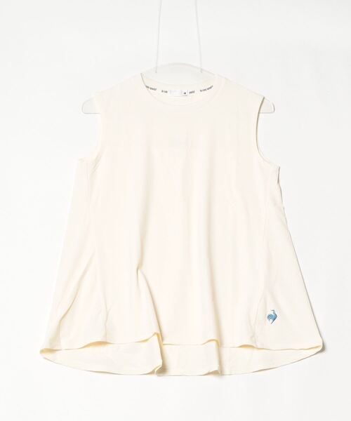 le coq sportif（ルコックスポルティフ）の「接触冷感ノースリーブシャツ（Tシャツ/カットソー・レディース・ブルー/ネイビー/グリーン/ホワイト・L/S/M/XL）」の6枚目の写真