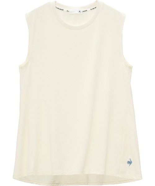le coq sportif（ルコックスポルティフ）の「接触冷感ノースリーブシャツ（Tシャツ/カットソー・レディース・ブルー/ネイビー/グリーン/ホワイト・L/S/M/XL）」の9枚目の写真