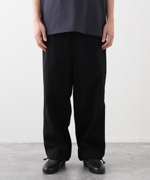ATON(エイトン)の「ATON (エイトン) HIGH TWIST NYLON UTILITY PANTS PRAGGM0109(その他パンツ・メンズ・ブラック・4)」の9枚目の写真