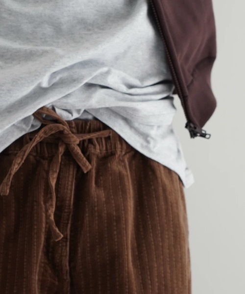 GANNI(ガニー)の「GANNI Stretch Corduroy Drawstring Pants(その他パンツ・レディース・ブラウン系その他・38)」の5枚目の写真