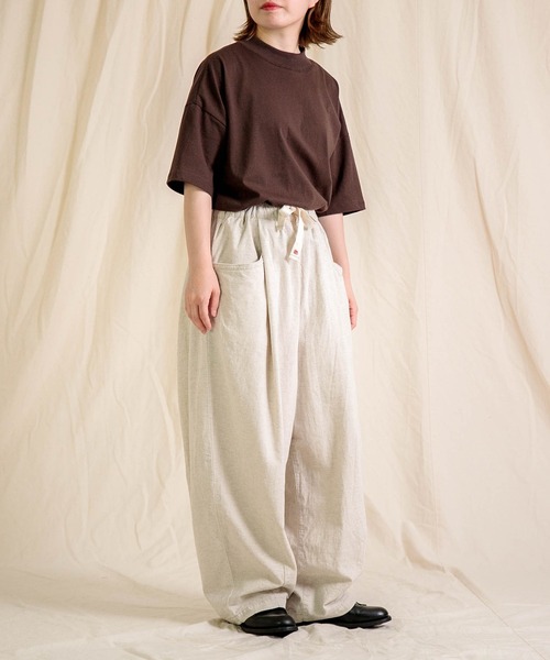 Brocante（ブロカント）の「[Brocante / ブロカント] 綿麻アムンゼンクロス バロンパンツ（その他パンツ・レディース・ブラック/アイボリー・2）」の22枚目の写真