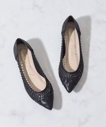 Bridget Birkin（ブリジットバーキン）の「【Bridget Birkin】編み込みフラットシューズ(551523)（パンプス）」