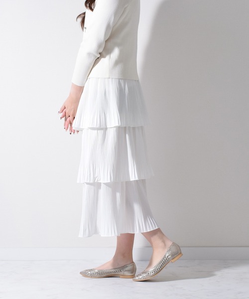 Bridget Birkin(ブリジットバーキン)の「【Bridget Birkin】編み込みフラットシューズ(551523)(パンプス・レディース・ピンク/ブラック/シルバー・23.5/24.5/23/24/22.5)」の6枚目の写真