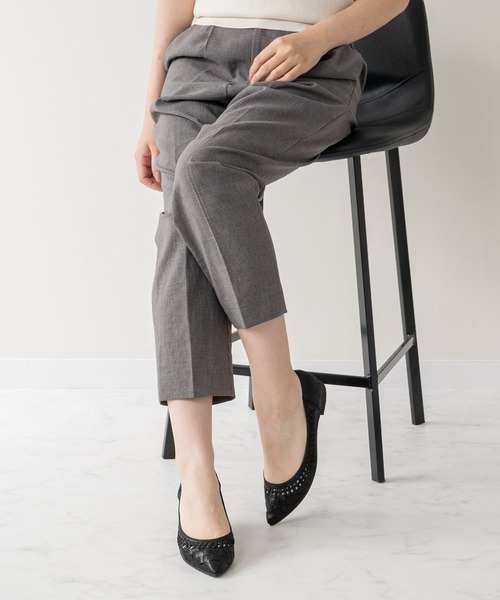 Bridget Birkin(ブリジットバーキン)の「【Bridget Birkin】編み込みフラットシューズ(551523)(パンプス・レディース・ピンク/ブラック/シルバー・23.5/24.5/23/24/22.5)」の15枚目の写真