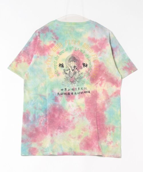 grn（ジーアールエヌ）の「【チャイハネ】Amina×grn ネシャダイメンズTシャツ（Tシャツ/カットソー・メンズ・グレー/マルチ・L/XL）」の6枚目の写真