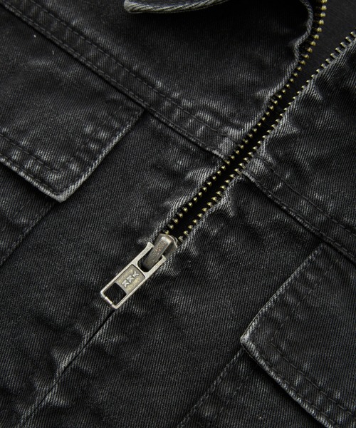 X-girl（エックスガール）の「BELT POCKET CROPPED WORK SHIRT（シャツ/ブラウス・レディース・ブラック/オリーブ・S/M）」の7枚目の写真