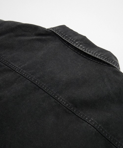 X-girl（エックスガール）の「BELT POCKET CROPPED WORK SHIRT（シャツ/ブラウス・レディース・ブラック/オリーブ・S/M）」の11枚目の写真