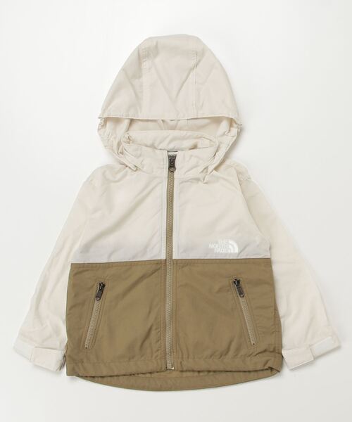 THE NORTH FACE（ザノースフェイス）の「ザ ノース フェイス THE NORTH FACE B Compact Jacket_コンパクトジャケット(ベビー)（ナイロンジャケット・キッズ・パープル/オフホワイト/ブルー/ベージュ/ブルー系その他/コーラル・80ｃｍ/90cm）」の2枚目の写真