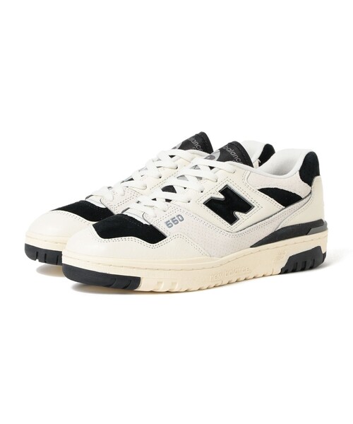 New Balance BB550PB1 23㎝ ニューバランス New Balance BB550PB1 WHITE/GRAY（ニューバランス BB550PB1