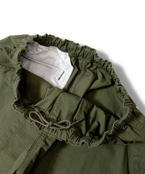 GUNG HO（ガンホー）の「GUNG HO EAZY FATIGUE PANTS -RIP STOP-（その他パンツ・メンズ・ブラック/ダークグリーン・M/L/XL）」の7枚目の写真