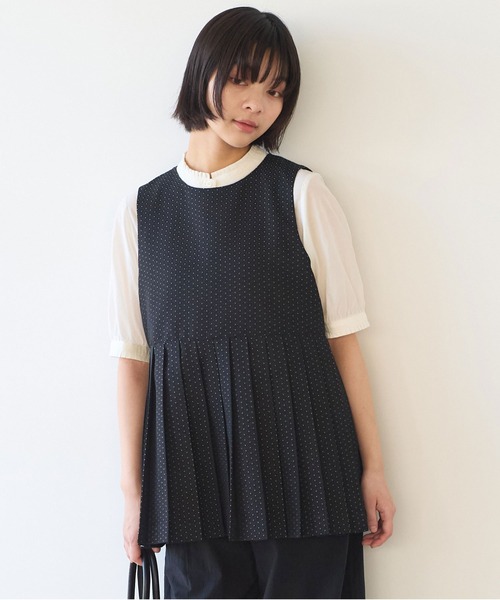 AMBIDEX Store 〇T/R プリーツベスト(F グレー): bulle de savon