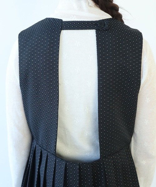 bulle de savon（ビュルデサボン）の「つぶつぶジャカード プリーツベスト（ベスト・レディース・ブラック・FREE）」の21枚目の写真