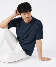 ATON(エイトン)】ROUND HEM T-SHIRT/ラウンドヘムTシャツ KKAGIM0016