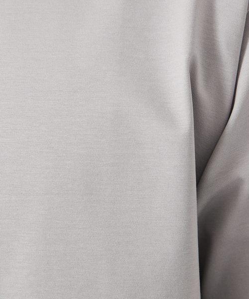 ABAHOUSE GRAY（アバハウスグレイ）の「【通年生地使用】シルケット天竺 半袖Tシャツ（Tシャツ/カットソー・メンズ・ホワイト/グリーン/ネイビー/ブラック/グレイッシュベージュ・50/48/46/44）」の17枚目の写真