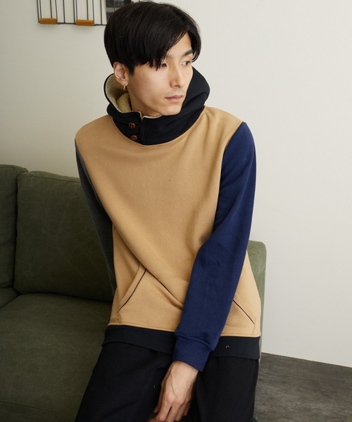 [RS][ISLAND PEAK] inner board hoar fur pull parker