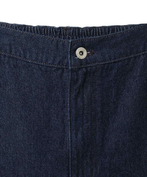 CRAFT STANDARD BOUTIQUE（クラフトスタンダードブティック）の「【ユニセックス】サルベージデニムワイドパンツ（デニムパンツ・レディース・ダークインディゴブルー/ブラック・L/M/S）」の8枚目の写真