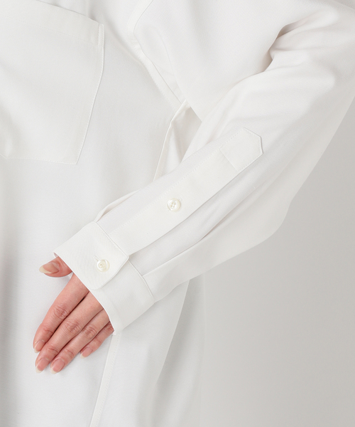 JOURNAL STANDARD（ジャーナルスタンダード）の「《追加2》スタンドプルオーバー（シャツ/ブラウス・レディース・ブラック系その他/ホワイト×ホワイト/ホワイト/ピンク/ブラックミックス・FREE）」の18枚目の写真